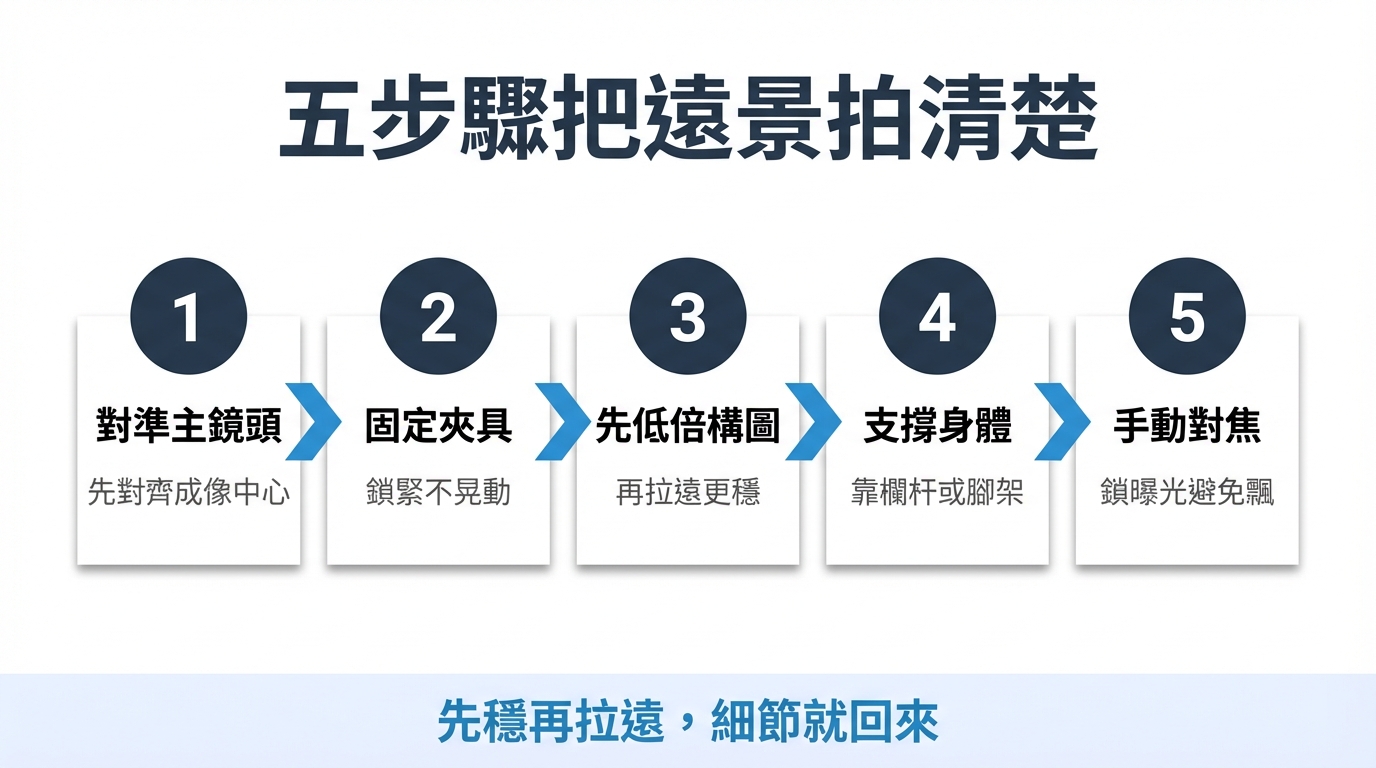 手機鏡頭攝影五步驟遠景SOP